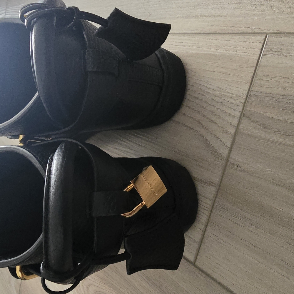 Black Sneakers with Gold Accents - Picture 4 of 6
